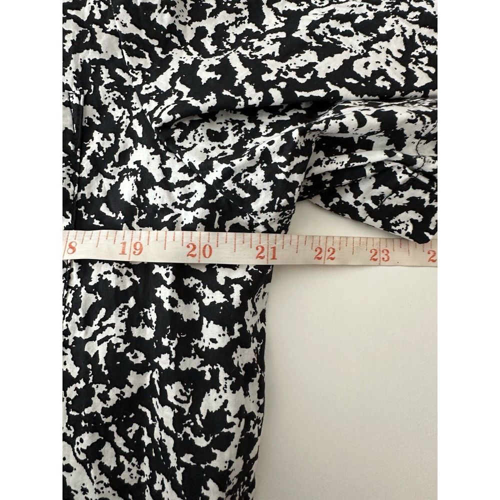 Pistola Button Up Shirt Women Medium Short Sleeve Cotton Relaxed Corpcore Office - Picture 6 of 7